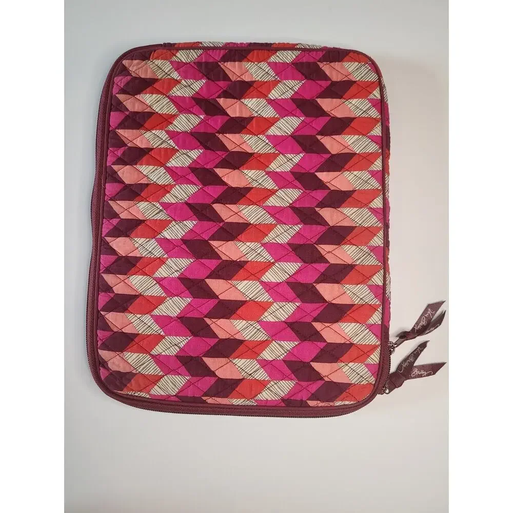 Vera Bradley Quilted BOHEMIAN CHEVRON‎ laptop COMPUTER CASE Portfolio Sleeve